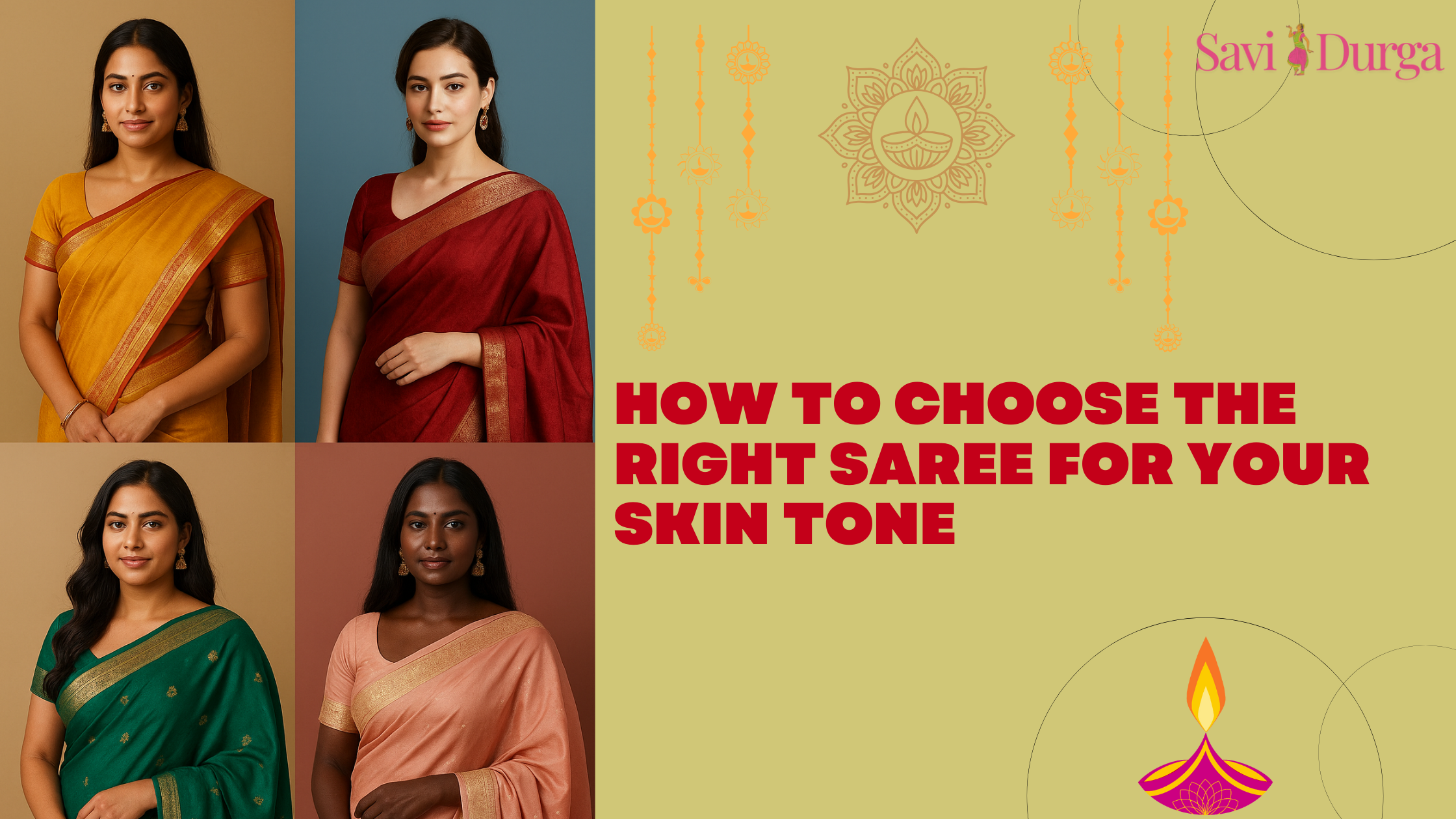 How to Choose the Right Saree for Your Skin Tone