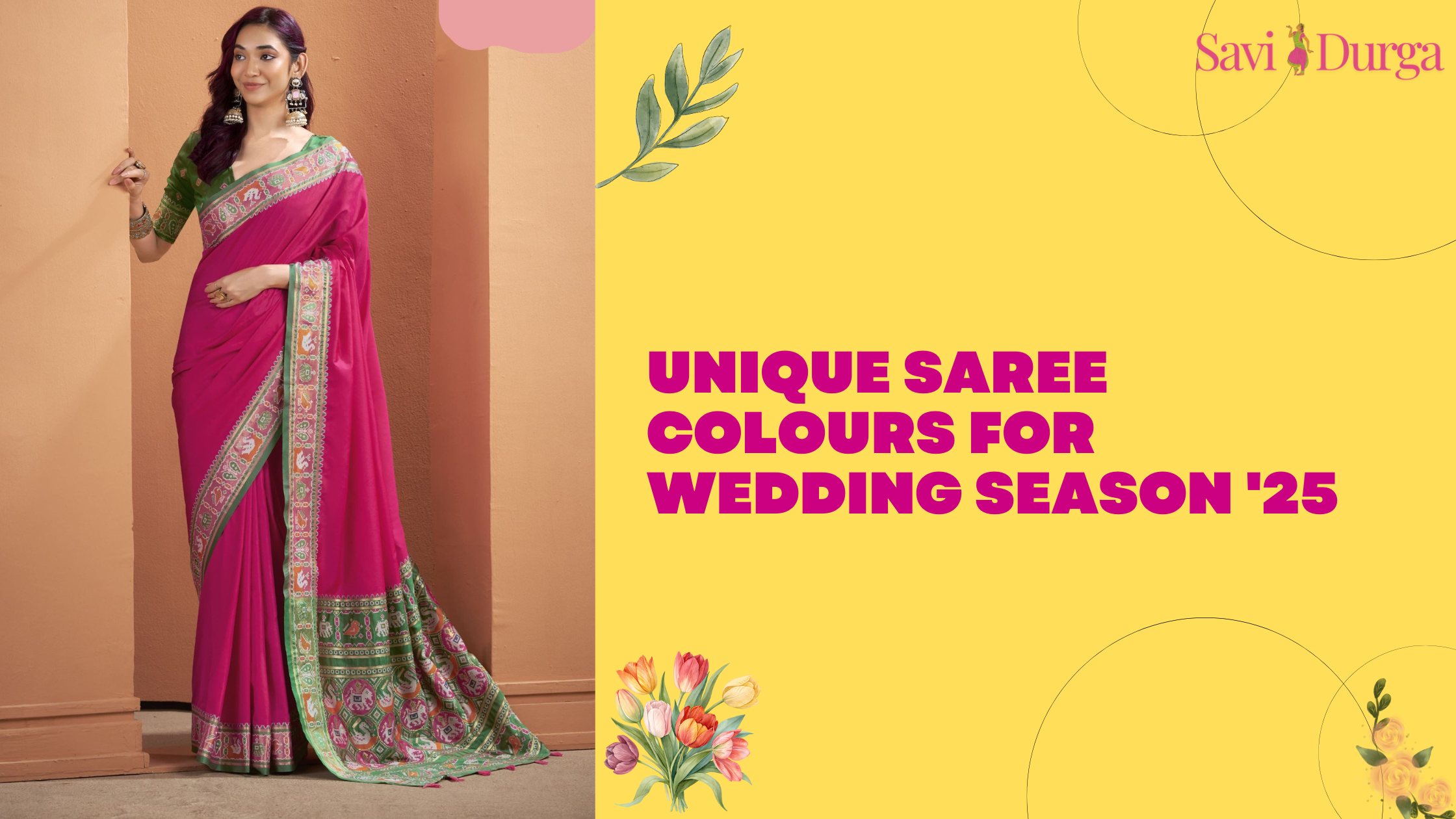 Unique Saree Colours for Wedding Season '25