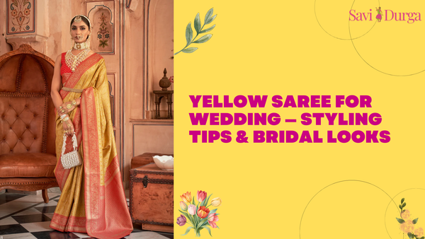 Yellow Saree for Wedding — Styling Tips & Bridal Looks