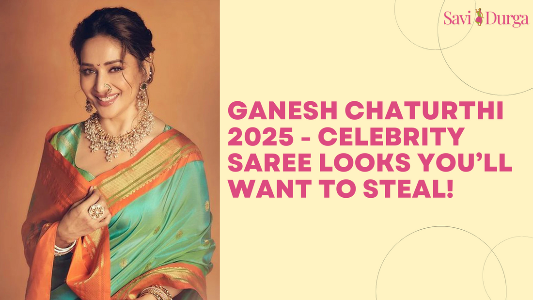 Ganesh Chaturthi 2025 - Celebrity Saree Looks You’ll Want to Steal!