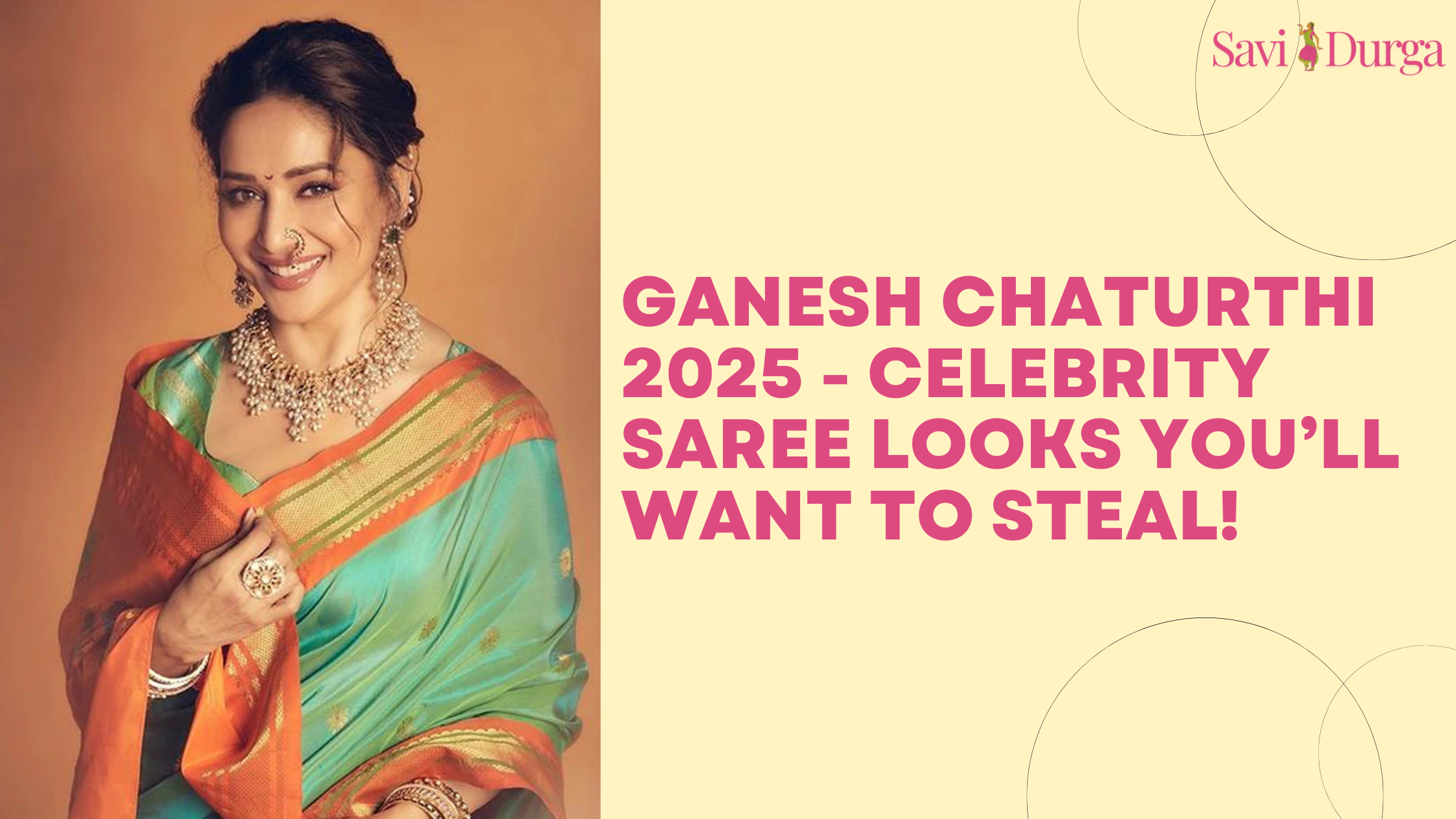 Ganesh Chaturthi 2025 - Celebrity Saree Looks You’ll Want to Steal!