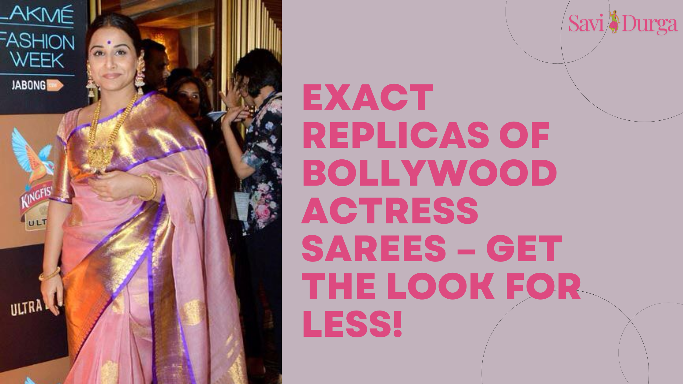 Exact Replicas of Bollywood Actress Sarees – Get the Look for Less!