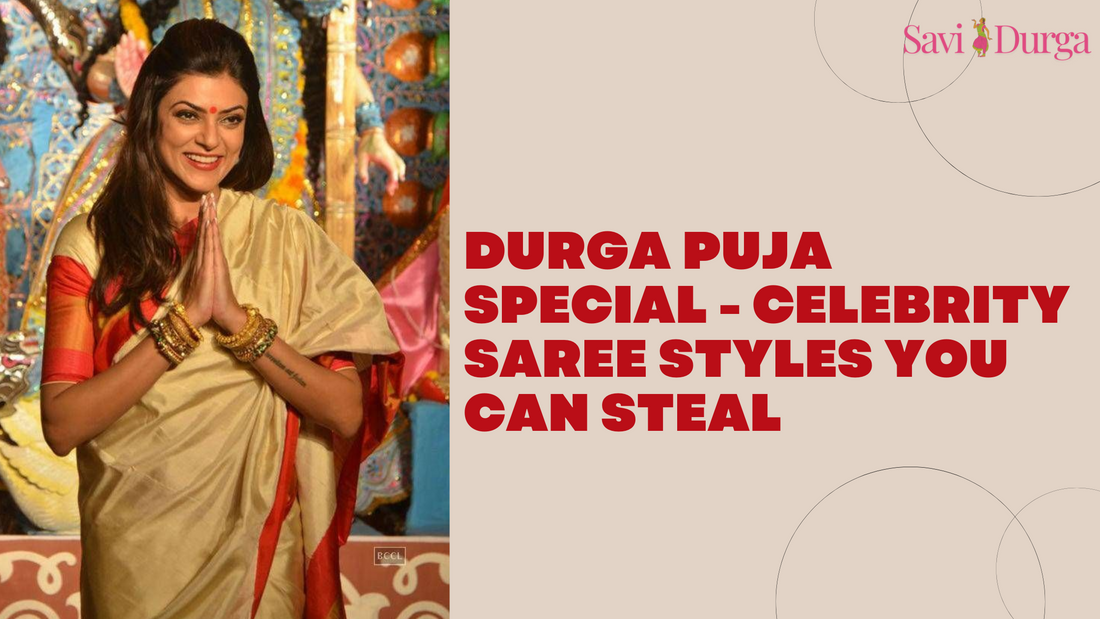 Durga Puja Special - Celebrity Saree Styles You Can Steal