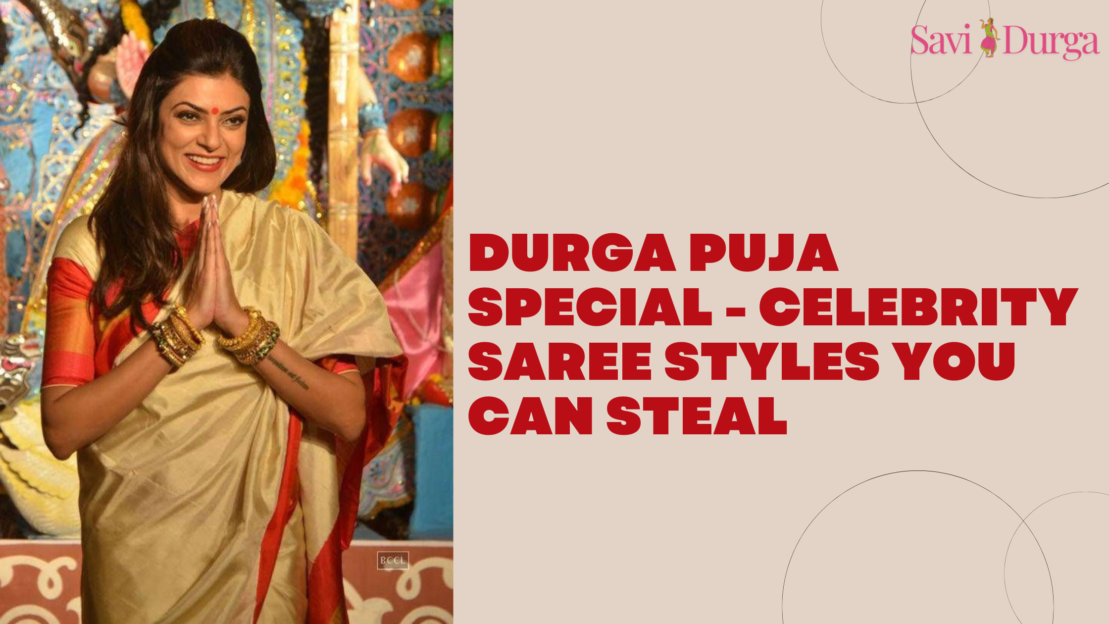 Durga Puja Special - Celebrity Saree Styles You Can Steal