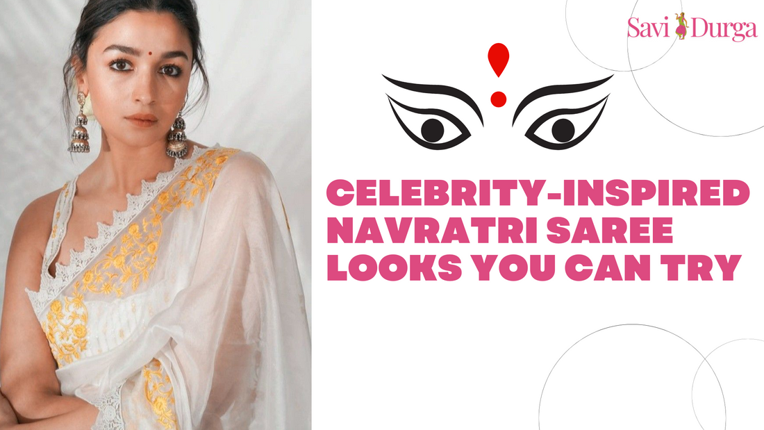 Celebrity-Inspired Navratri Saree Looks You Can Try