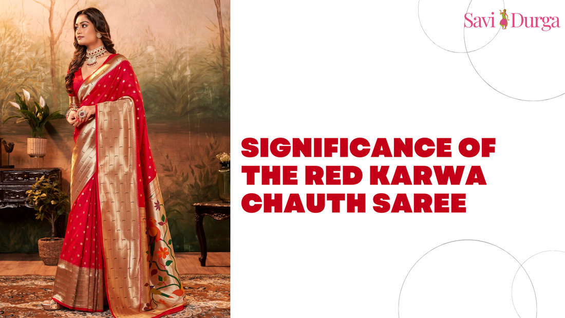 Significance of the Red Karwa Chauth Saree