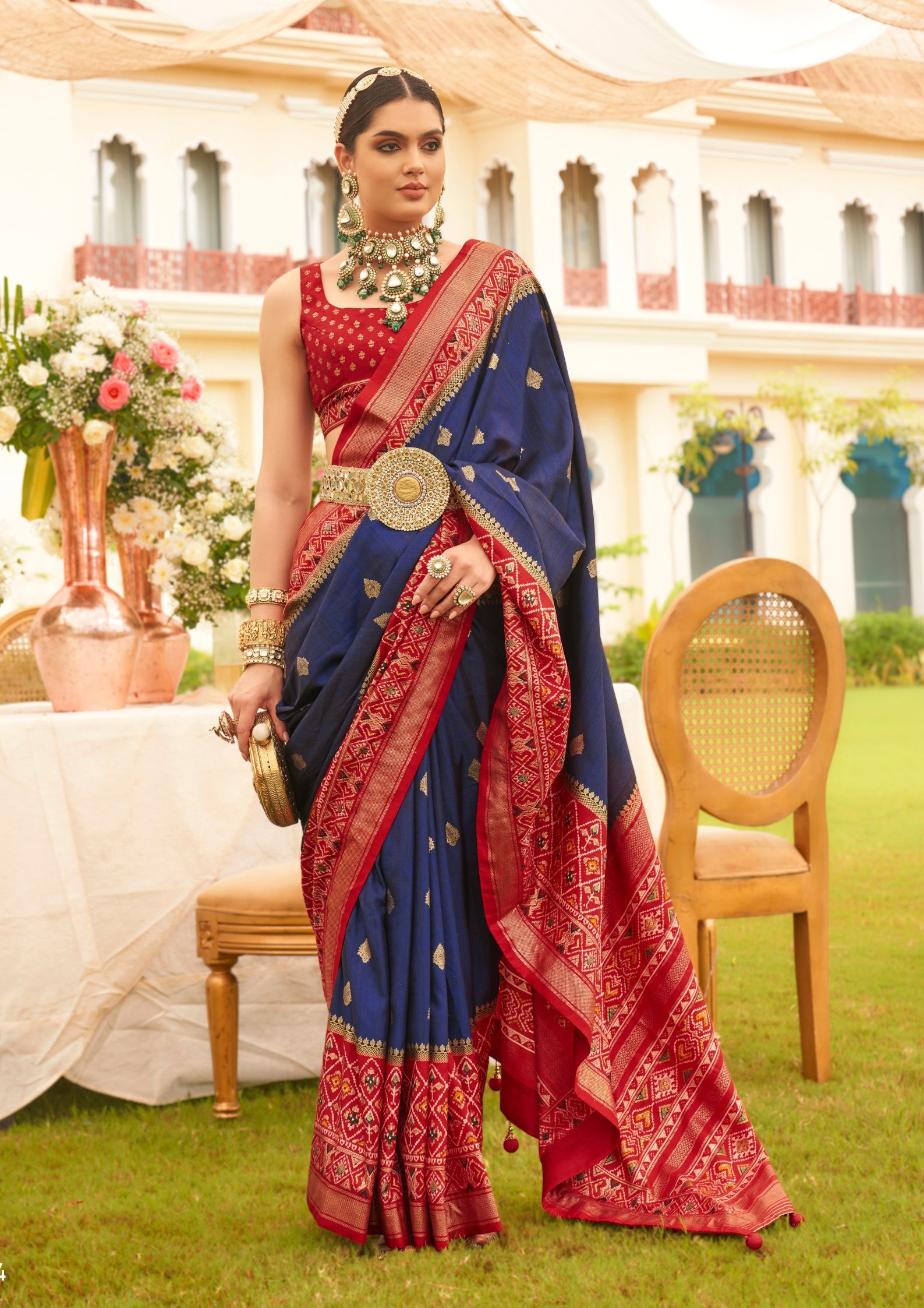Royal Blue Silk with Aqua Finish
