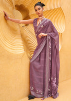 Mauve Silk Saree