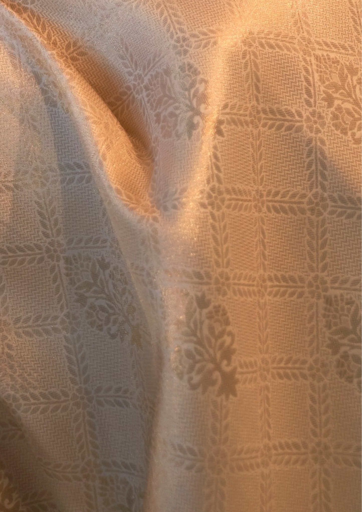 Kanjivaram GOLDEN BEIGE HANDLOOM WEAVING SILK SAREES