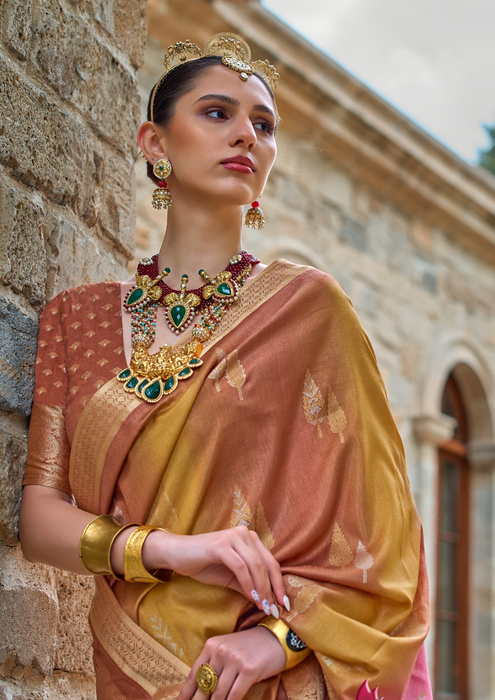 BRONZE V.P.SILK WITH AQUA FINISH