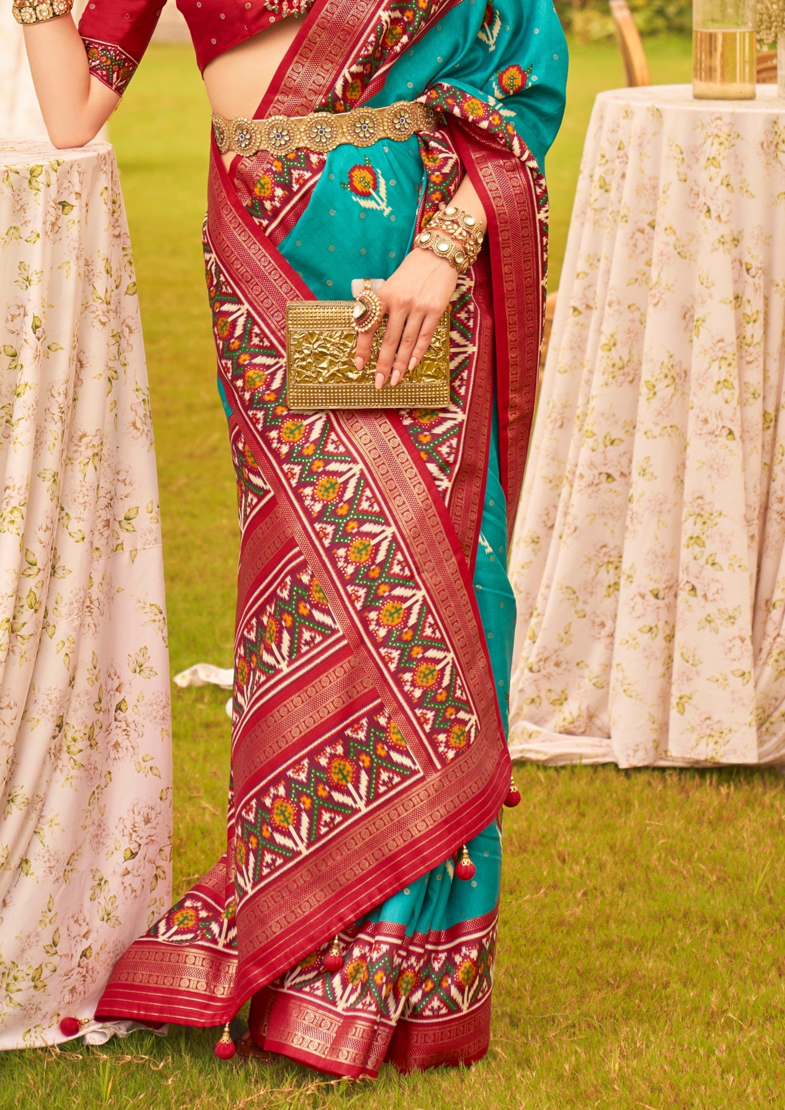 Deep Cyan Silk with Aqua Finish