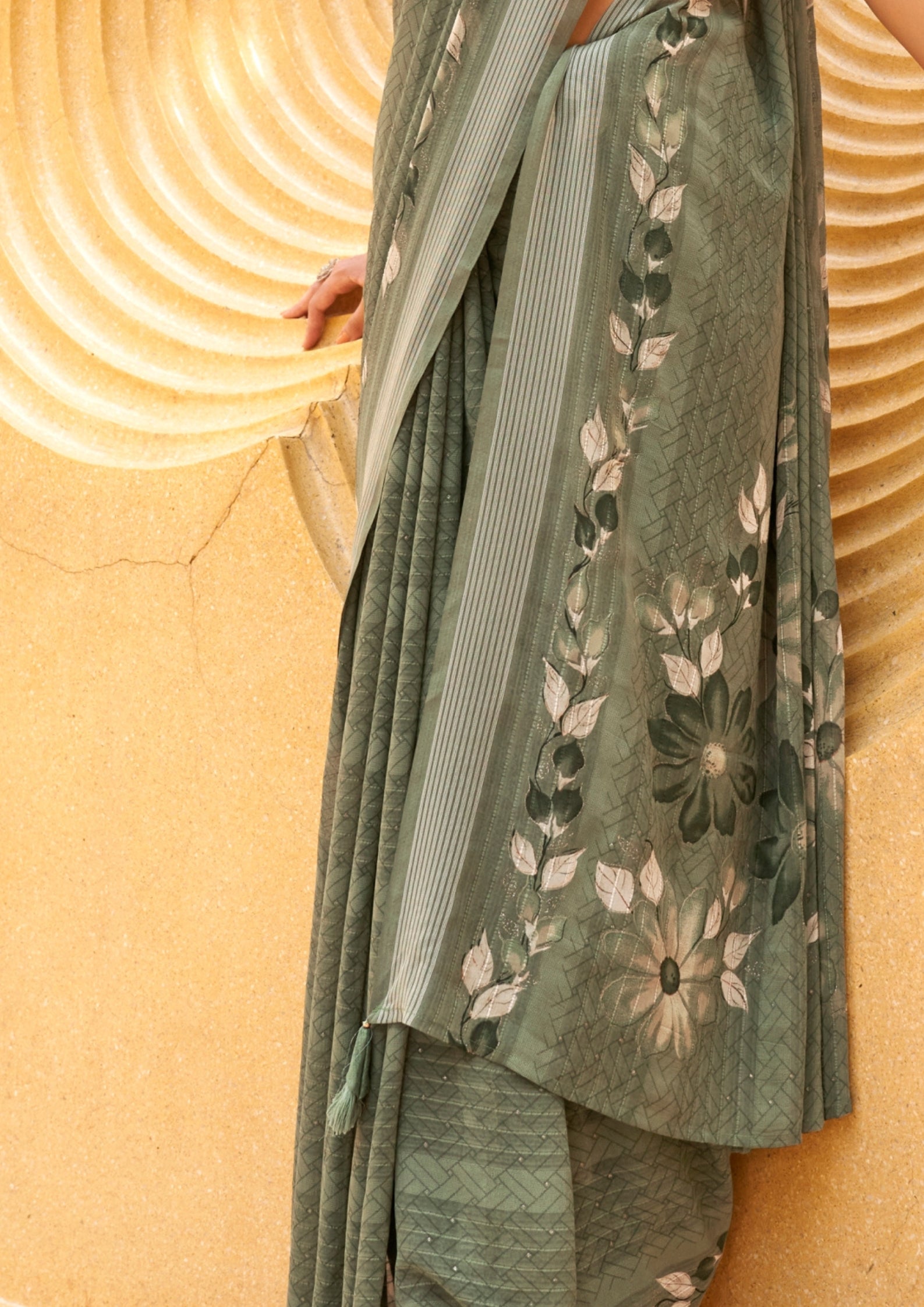 Sage Silk Saree