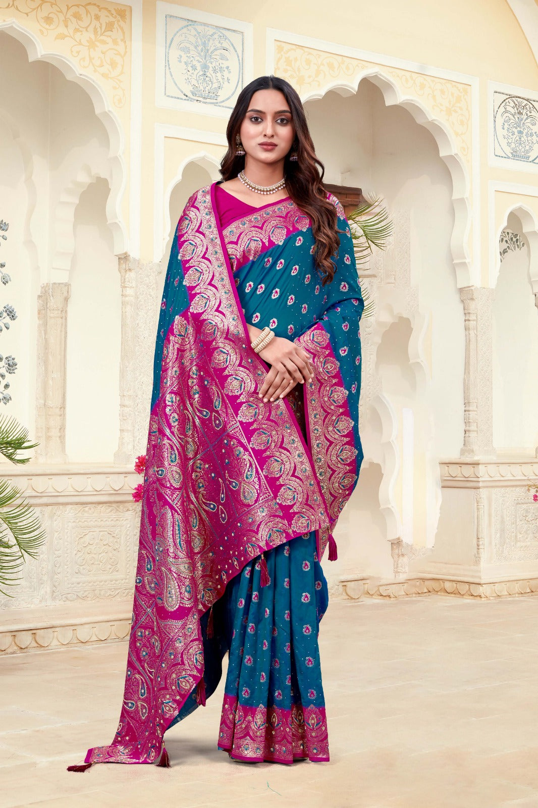 Rapier Silk Blue Saree