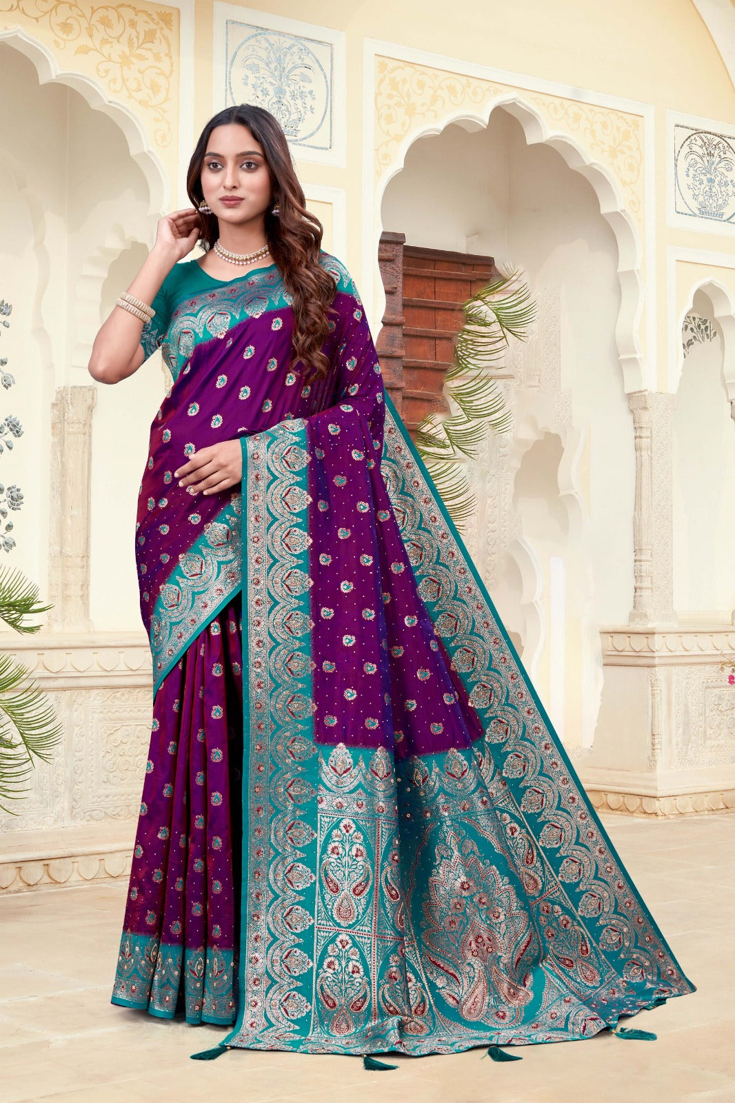 Rapier Silk Purple Saree