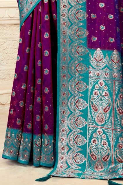 Rapier Silk Purple Saree