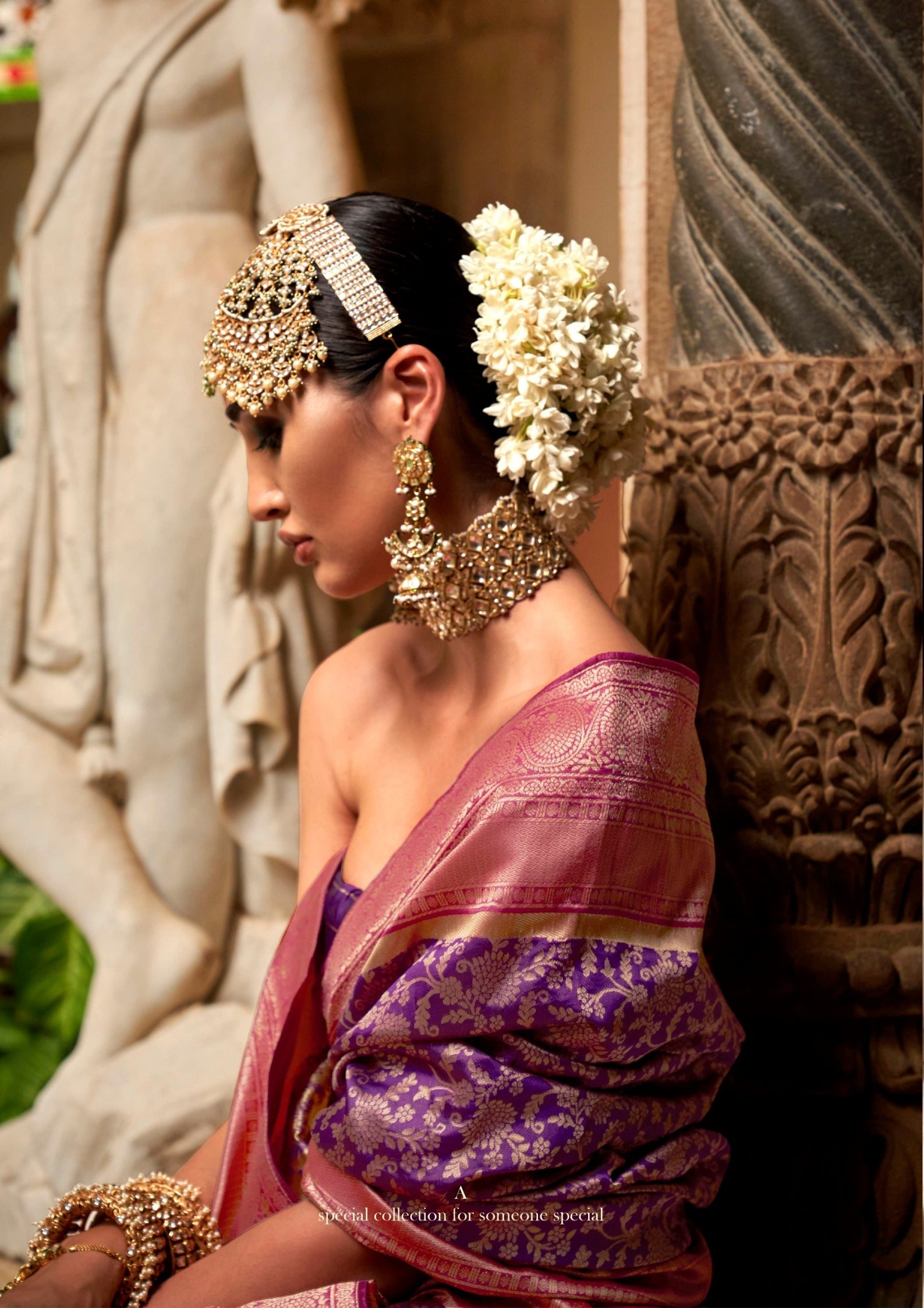 Banarasi Soft Silk with Magnum Finishing Purple Saree