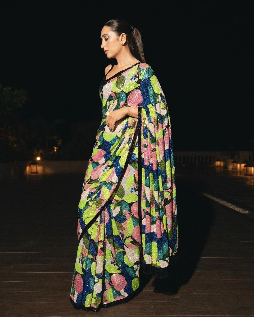 Karishma Kapoor Inspired Bollywood saree