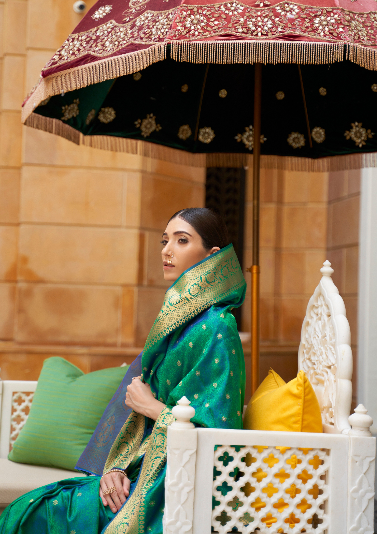 Green Pure Kanjivaram Silk Saree