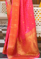 Pink Pure Kanjivaram Silk Saree
