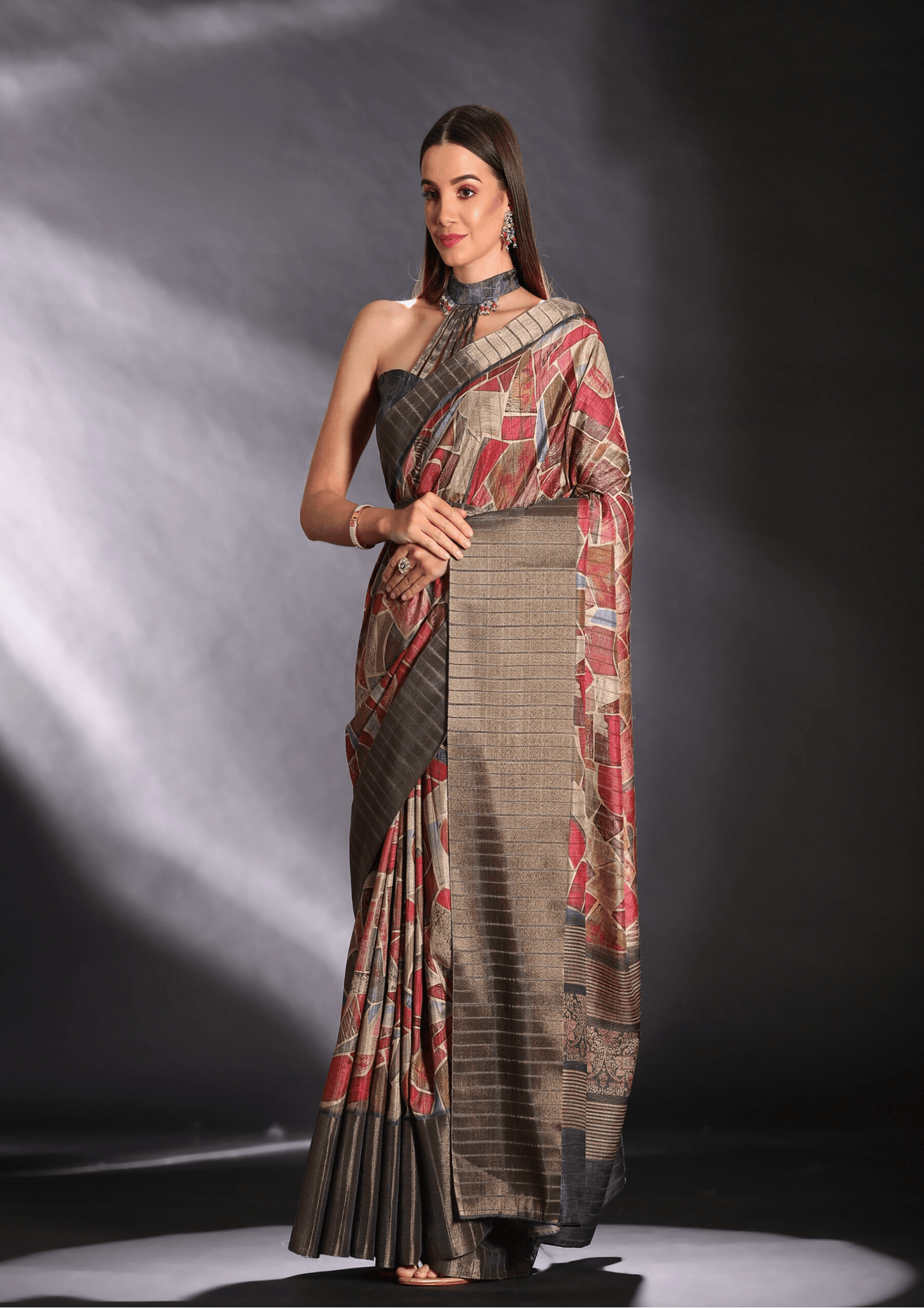 Saree Kotha Jari Multicolor Saree - SaviDurga