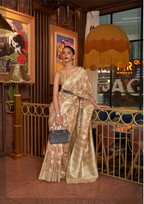 Golden Multi - Linen Handloom Weaving