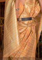 Yellow Multi - Linen Handloom Weaving
