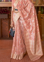 Pink Multi - Linen Handloom Weaving